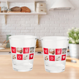 Verre A Shot Photo Collage Moderne & Best Mom Ever Cadeau