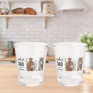 Verre A Shot Photo Collage moderne Happy Fête des pères Cadeau