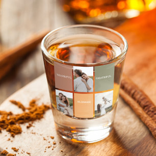 Verre A Shot Photo de collection familiale   Merci béni Gratefu