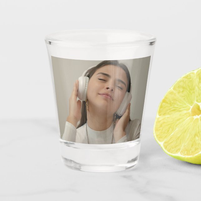 Verre A Shot Photo personnalisé complet moderne  (Devant)