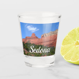 Verre A Shot Photographie de Steamboat Rock à Sedona Arizona