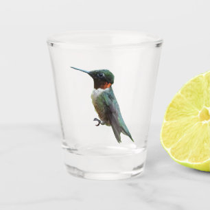 Verre A Shot Photographie d'oiseau de colibri à gorge rubis