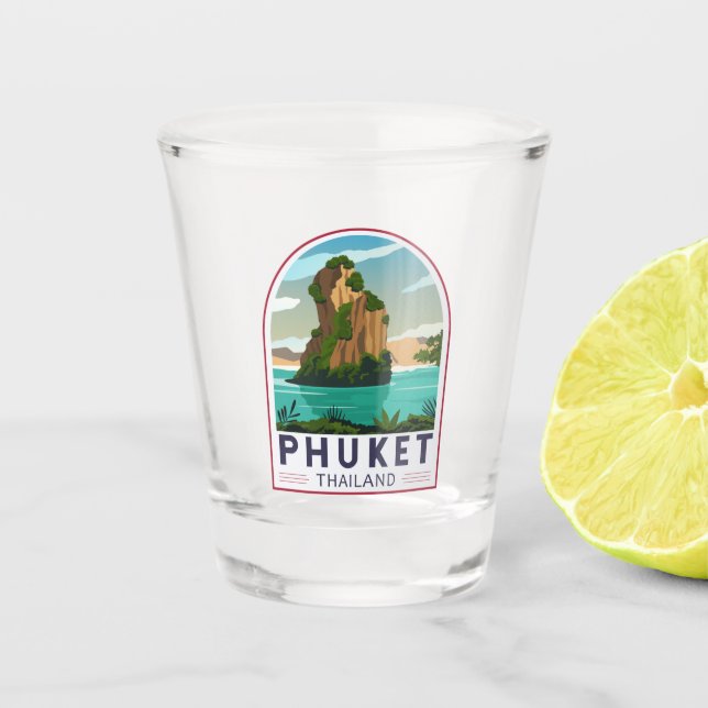 Verre A Shot Phuket Thailand Retro (Devant)