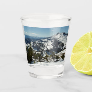 Verre A Shot Pics neigeux du Grand Teton