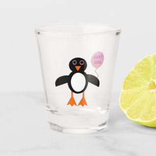 Verre A Shot Pingouin mignon rose bébé fille