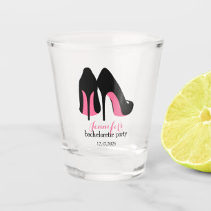 Verre A Shot Pink Stilettos Girls Night Out Bachelorette Party