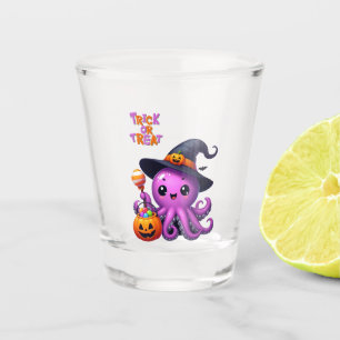 Verre A Shot Pique ou traitement Halloween à la pieuvre