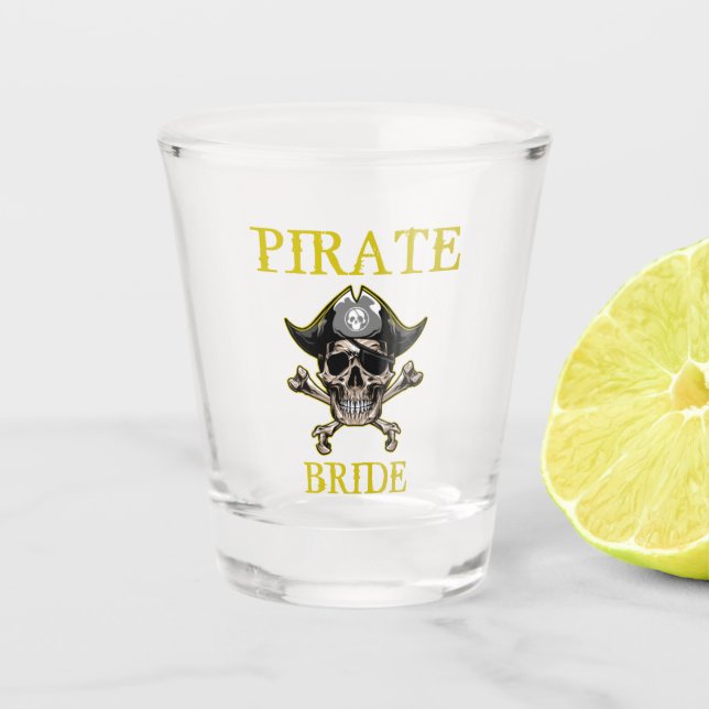 Verre A Shot Pirate BRIDE Gold (Devant)