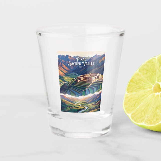Verre A Shot Pisac Vallée sacrée Pérou (Devant)