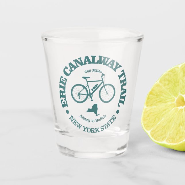 Verre A Shot Piste du canal Erie (cyclisme) (Devant)