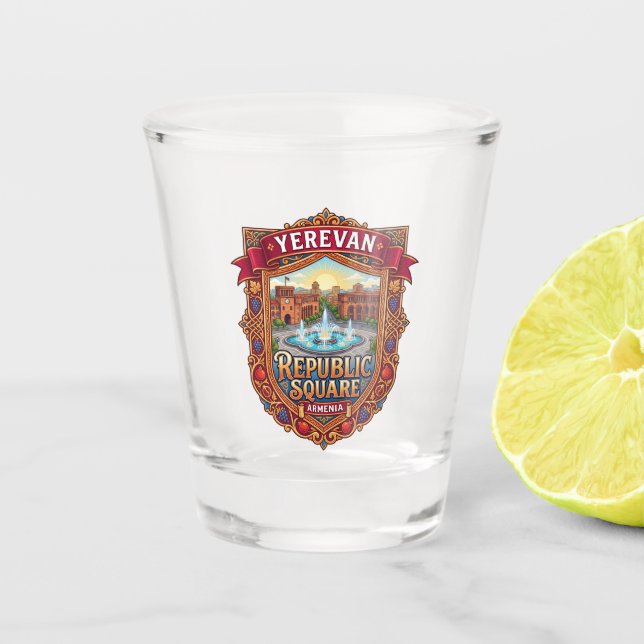 Verre A Shot Place de la République Arménie (Devant)