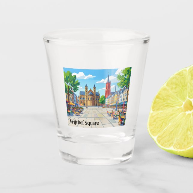 Verre A Shot Place Vrijthof Pays-Bas (Devant)