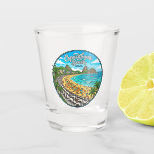 Verre A Shot Plage de Copacabana Brésil