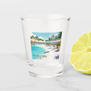 Verre A Shot Plage de Punta Cana République dominicaine