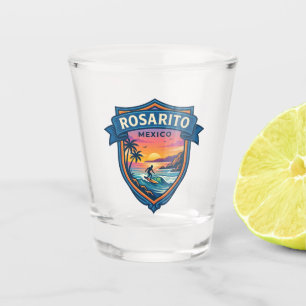 Verre A Shot Plage de Rosarito Mexique