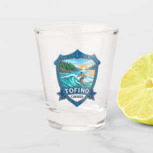 Verre A Shot Plage de Tofino, Colombie-Britannique, Canada Cana