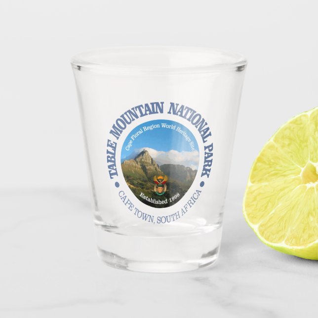 Verre A Shot PNP de la montagne de la Table (Devant)