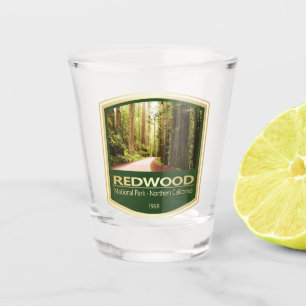 Verre A Shot PNP de séquoia (PF1)