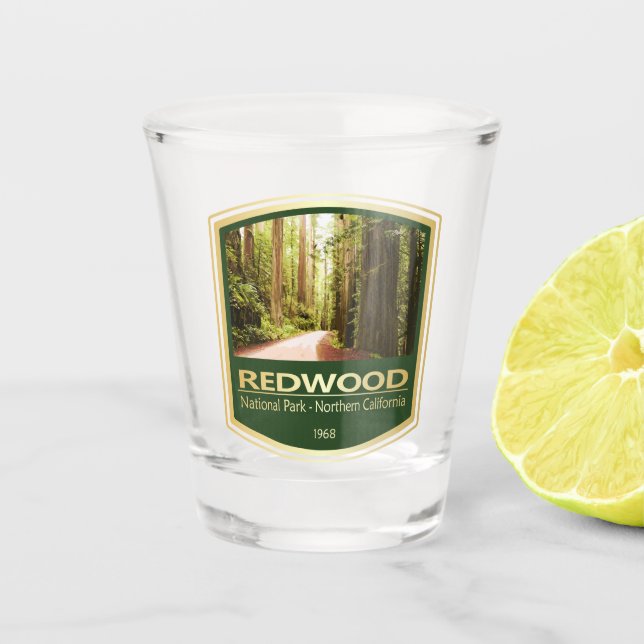 Verre A Shot PNP de séquoia (PF1) (Devant)