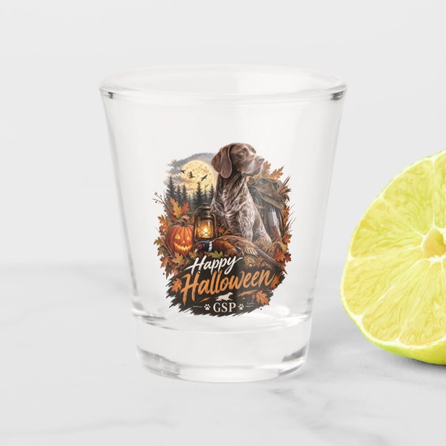 Verre A Shot Pointer allemand Halloween  (Devant)
