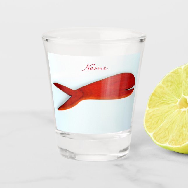 Verre A Shot poisson de bois de cerisier Thunder_Cove (Devant)