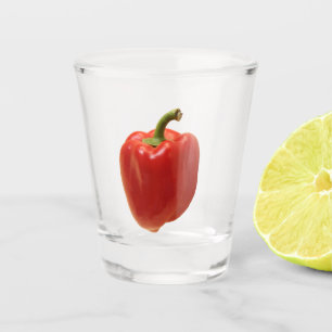 Verre A Shot Poivre rouge lustre