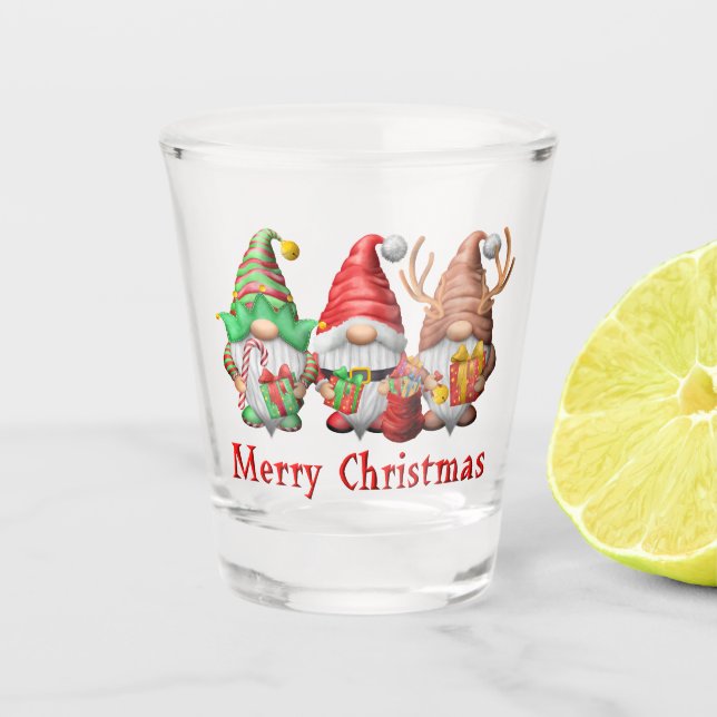 Verre A Shot Pôle Nord Gnomes Trio Shot Glass (Devant)