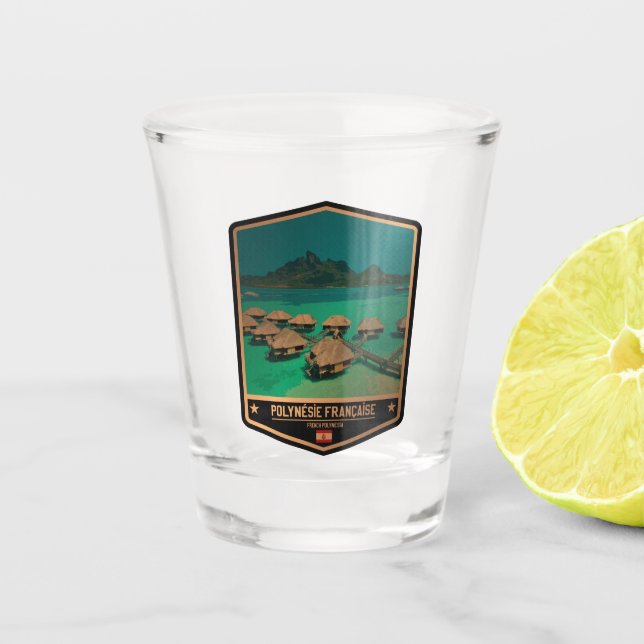 Verre A Shot Polynésie française (Devant)