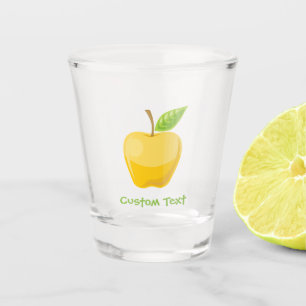 Verre A Shot Pomme jaune