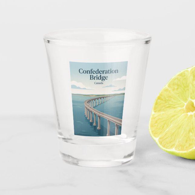 Verre A Shot Pont de la Confédération Canada (Devant)