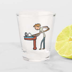 Verre A Shot Pool de huit balles