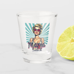Verre A Shot Pop Art Retro Personnalisé (7)