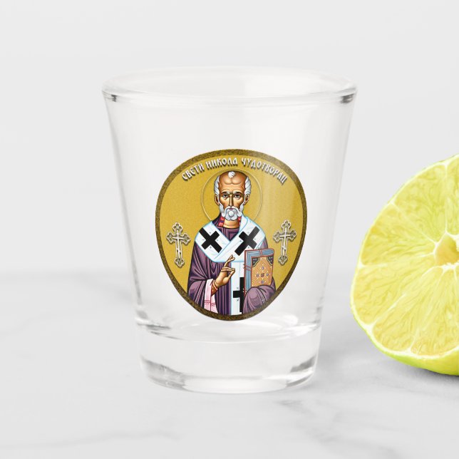 Verre A Shot Porte-clés Saint Nicolas 1 (Devant)