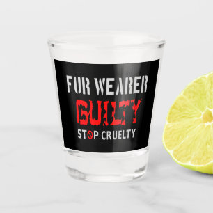 Verre A Shot Porteur de fourrure coupable