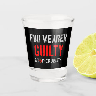 Verre A Shot Porteur de fourrure coupable