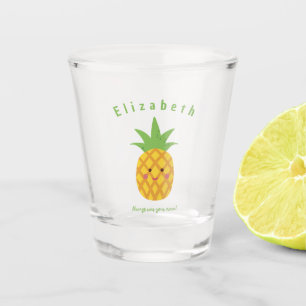 Verre A Shot Portez toujours votre Couronne Ananas personnalisé