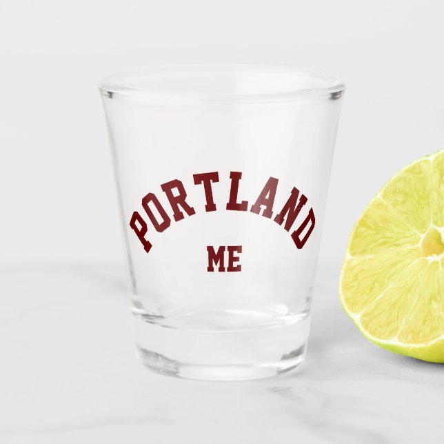 Verre A Shot Portland, Maine (Devant)
