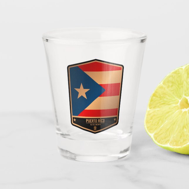 Verre A Shot Porto Rico (Devant)