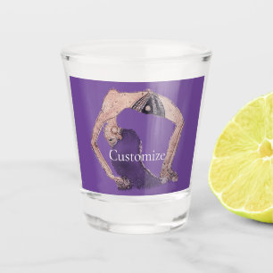 Verre A Shot Pose vintage de Yoga Backbend Thunder_Cove