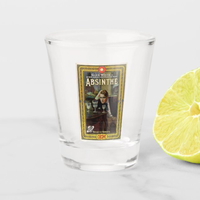 Verre A Shot Poster Classic Absinthe (Devant)