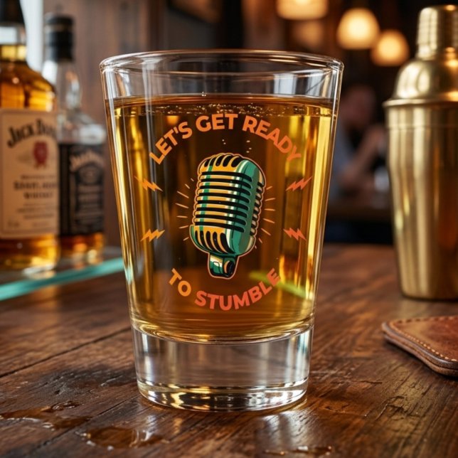 Verre A Shot Préparons-nous à trébucher (Créateur téléchargé)