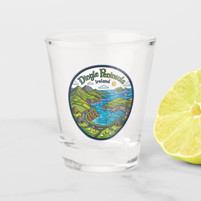 Verre A Shot Presqu'île de Dingle Irlande (Devant)