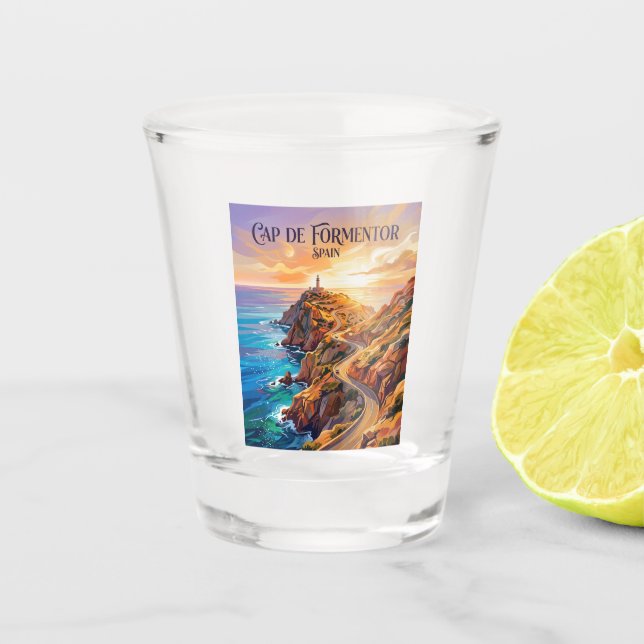 Verre A Shot Presqu'île de Formentor Espagne (Devant)