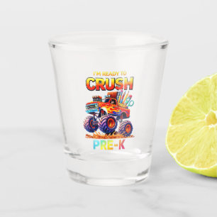 Verre A Shot Prêt à écraser le camion monstre pré-maternelle re