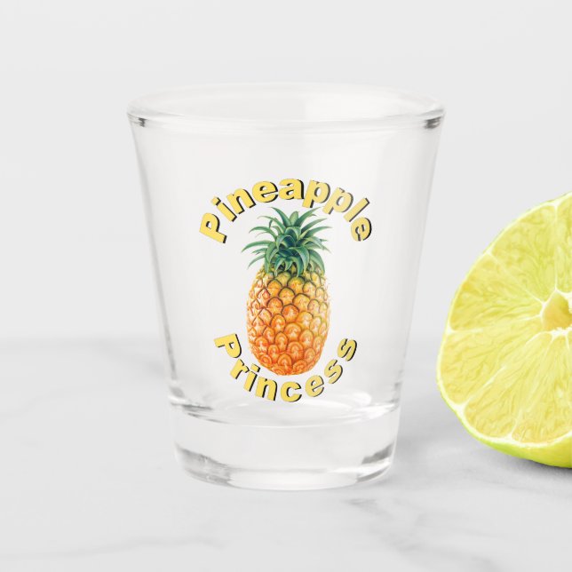 Verre A Shot Princesse aux ananas (Devant)