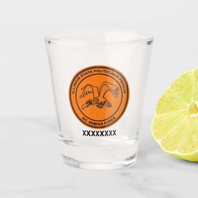 Verre A Shot Prison des politiciens de l'Illinois (Devant)