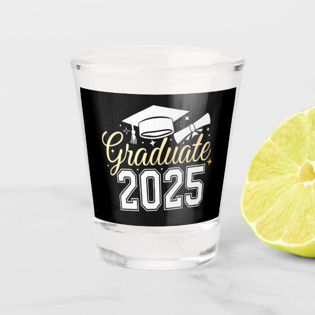 Verre A Shot Promotion de diplômés de 2025 (Devant)
