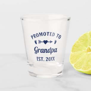 Verre A Shot Promu À Grand-Père Abuelo Gramps Papa