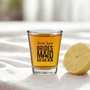 Verre A Shot Proposition du mariage Bridesmaid Favoriser