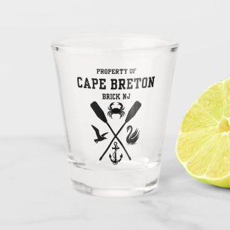 Verre A Shot Propriété de Cape Breton Shot Glass